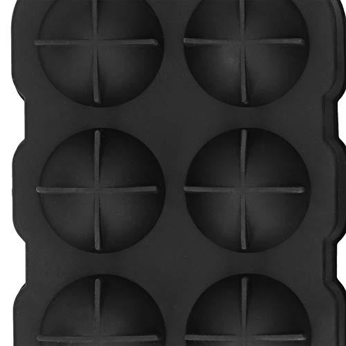 Molde para cubitos de hielo 6 cavidades silicona miniatura 7