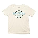 Hard Rock Youth Kids Boys Pop of Color Tee Natural Beige, X-Large