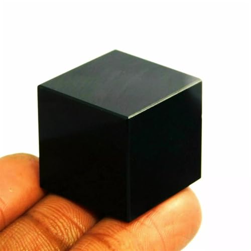Cristal de quartz carré et obsidienne brute de 7 cm pour collection