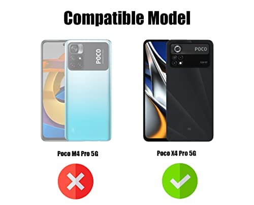 Image of Jkobi Back Cover for Poco X4 Pro 5G (Silicone Clear Shockproof Case with Camera Protection | Soft and Flexible | Transparent)
