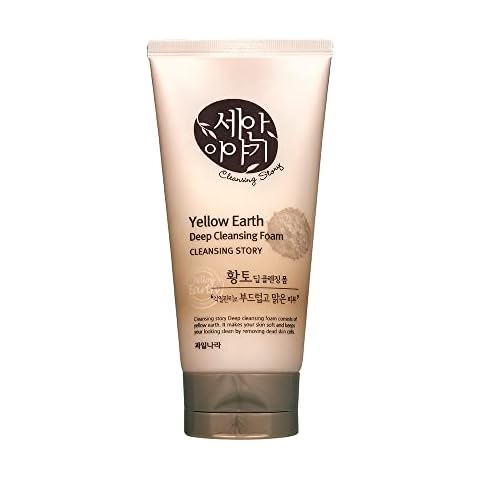 WELCOS KWAILNARA Cleansing Story Natural Facial Deep Foam Cleansing (Yellow Clay) Cover