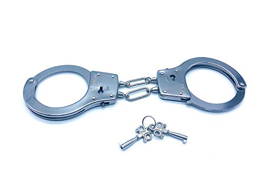 Mebber Jouet menottes de police pour cosplay (argent)