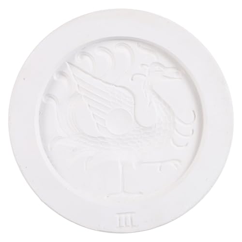 Moule en plâtre pour poterie aux motifs d'oiseaux ciselés