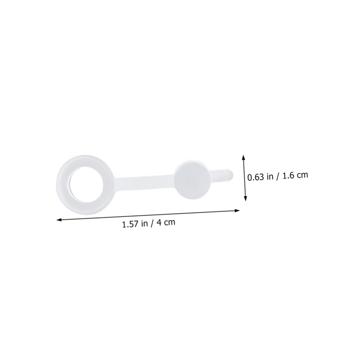 SWOOMEY 100pcs Straw Stopper Grommets Attached Plug Straw Fixing Plugs Mason Jar Lid Plugs Hole Plug Straw Caps Silicone Straw Grommets with Attached Plug Plastic White Homebrew Can Lid