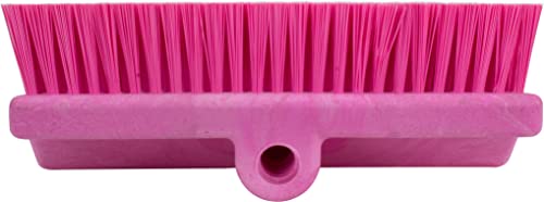 Image of SPARTA 40423EC26 Plastic Floor Scrub Brush, Wall Brush, Equipment Brush With Nonabsorbent Bristles For Industrial Kitchens, Hospitals, Commercial Cleaning, 10 Inches, Pink