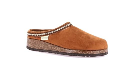 Chaussons femme Grunland Saba avec semelle en feutre et liège pour le dos