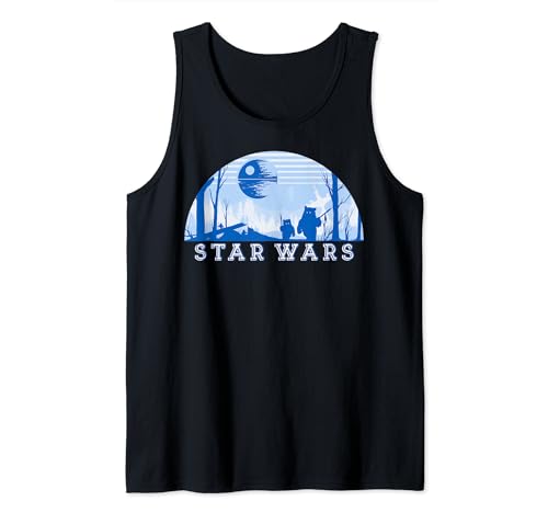 Débardeur Star Wars silhouette Ewok en coton premium à finitions haut de gamme