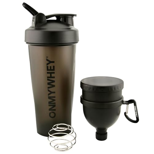 ONMYWHEY Shaker Bottle 20oz + Protein Powder Funnel 120ml