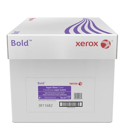 Xerox® Bold Digital™ Super Gloss Cover Copier Paper, 5 Reams, Tabloid Extra Size (18