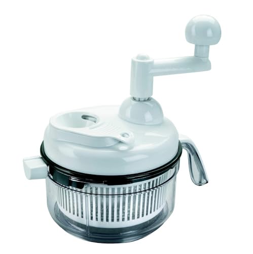 Lacor - 60361 - Mini Picadora de 2 cuchillas+batidor 1 Litro Manual