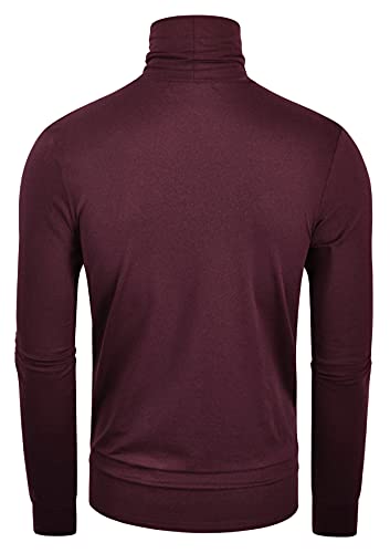 Derminpro Men's Slim Fit Soft Turtleneck Long Sleeve Pullover Lightweight T-Shirt3
