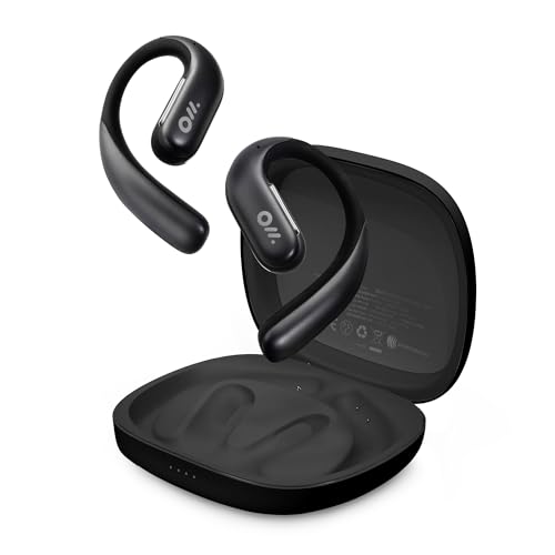 Image of Oladance OWS Pro Open-Ear True Wireless Headphones, Noise Cancellation, Stable Bluetooth 5.3 Connection, Amplifier Chip, Virtual Bass, 360 Superior Sound, 16H Playtime, Comfortable Fit (Black)