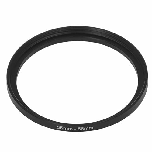 ステップアップリングアダプター、ステップアップフィルターリング、UV CPL NDクローズアップカメラレンズ用アルミニウム合金ステップアップリング(49-52mm 52-55mm 55-58mm 58-62mm 62-67mm 67-72mm 72-77m