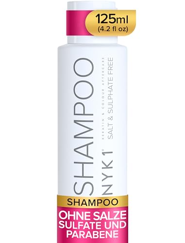 NYK1 Shampoo Ohne Sulfate Parabene Und Silikone (500ml) Sulfatfreies Shampoo Für Haarverlängerungen, Coloriertes Haar Und Keratin - Sanfte Reinigung Und Biologische Pflege Für Alle Haartypen
