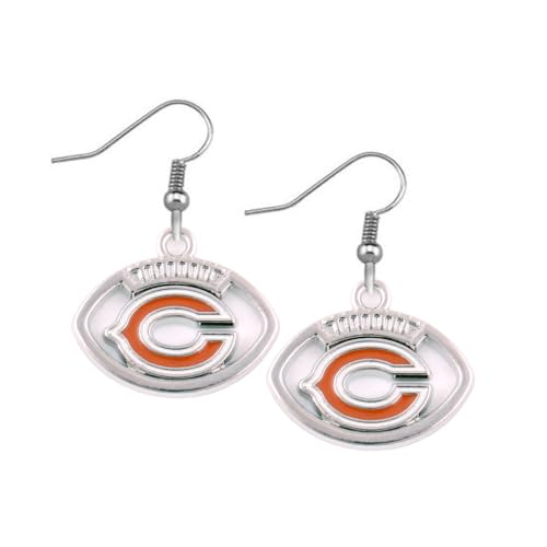 シカゴ・ベアーズ イヤリング レディース 揺れるピアス 合金 耳飾り ファッション アクセサリー 軽量 履きやすい かわいい 人気 個性 女性用 日常使い 感謝祭 誕生日 母の日 記念日 プレゼント 贈り物