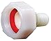 3/8" MNPT x 3/4" FNPT Nylon Swivel Male x Female Adapter (Pack of 5)