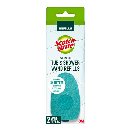 Image of Scotch-Brite Swift Scrub Tub & Shower Wand Refills Ideal for, 2 Refills | 0