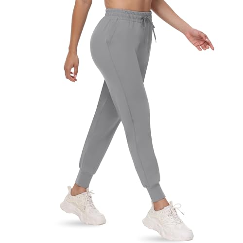 CAMPSNAIL Joggers for Women with Pockets - Womens Sweatpants Yoga Lounge Relaxed-fit Pants for Workout Running