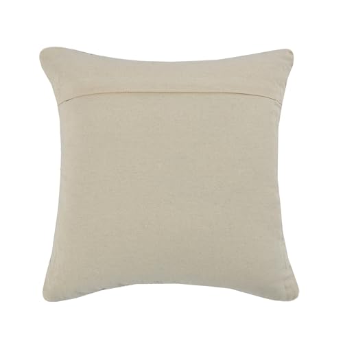 Image of TIB Premium Boho Decorative Throw Cushion Covers, 16 x 16 cm, Set of 2, Cotton. (Grey Kites)-230 TC
