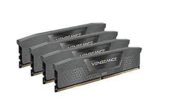 Corsair Vengeance DDR5 64GB (4x16GB) 5600MHz C36 AMD-Optimierter Desktop-Speicher (Benutzerdefinierte AMD® Expo-Profile, Kompakter Formfaktor, Solider Aluminium-Heatspreader) Kühles Grau