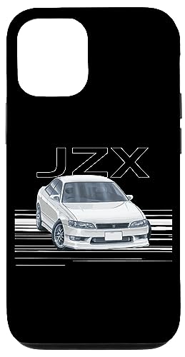 iPhone 15 JDM Car JZX100 in Drift Power Slide 1JZ チェイサー ターボセダン スマホケース