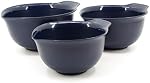 KitchenAid - Ensemble de bols de mélange 3, Niché avec des bases antidérapantes