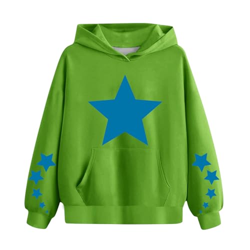 Kids Hoodies Sweatshirts Teen Girls Boys Cute Star Graphic Hood Pullover Tops Trendy Long Sleeve Youth Preppy Clothes2