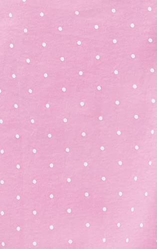 Pajamagram Women's Robes - Cotton Robe, Mid-Length, Pink Polka Dot, Md #TOP4