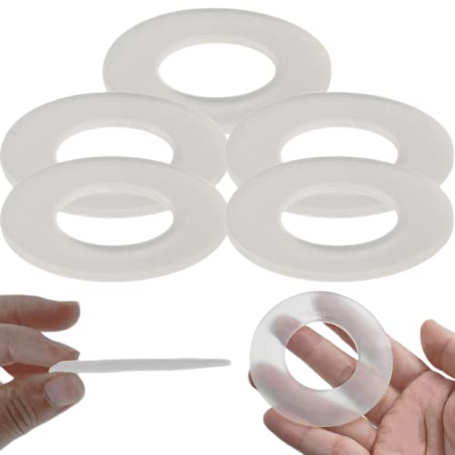 ZYWUOY Geberit 816.418.00.1 Lot de 5 rondelles d'étanchéité en caoutchouc de silicone Cover