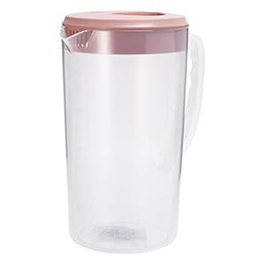 YARNOW Plastic Kruik Ijsthee Kruik Met Deksel Drank Karaf Sap Pot Waterketel Voor Het Maken Van Thee Sappen Thuis…
