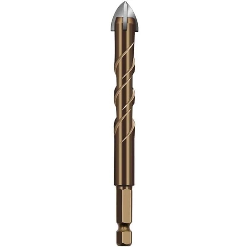 Molding Router Bit Set, 1PC Masonry Concrete Drill Bits for Glass Ceramic Tile Brick Plastic Wood Mason Hard Alloy Wall Hole Opener Hex Shank 3mm to 12mm(Concrete Bit 12mm)