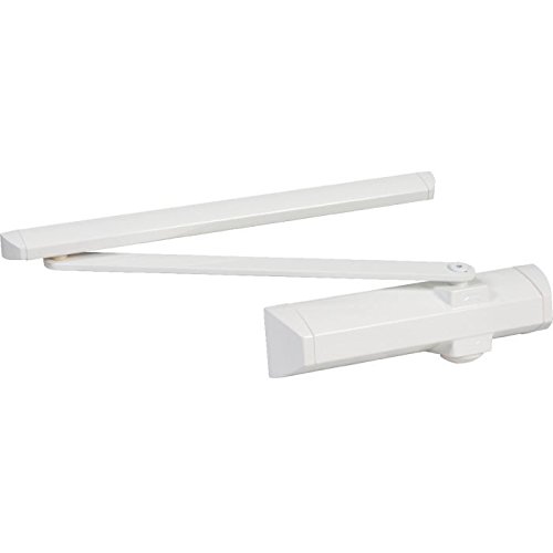 DormakabaTS 90 H Force 3-4 Door Closer with Zipper Arm White