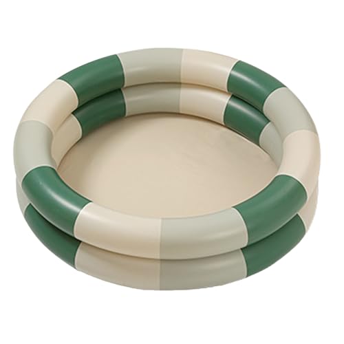 Piscine pour Bébé Gonflable MXZZAND - 4 couches 1.2m - Design inférieur épaissi - Bleu