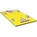 GOPLUS 176X90CM Tapis Flottant de Piscine en Mousse XPE Résistant,Table de Ping-Pong Piscine Polyvalente avec 28 Trous de Gobelets et 3 Couches, Convient pour Piscine, Plage