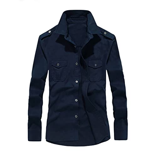 Abbinamento: questa camicia può essere indossata con magliette, pantaloni, jeans, giacche, ecc. per un look completo. Può essere indossato anche come giacca