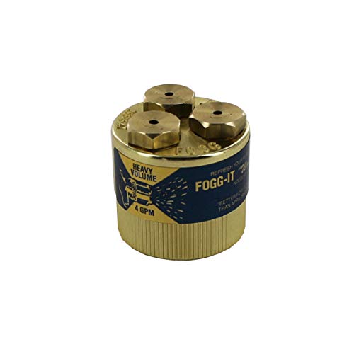 Fogg It Nozzle - Heavy Volume - 4 GPM - Waterfog - Misting Head - Fog Spraying Attachment for Plants, Flowers, Garden