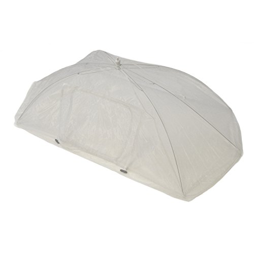 Not In My Backyard NB0017 Tabletop Food Tent with Access Door/Rectangle, 48.1 x 24.02 x 14.37, White