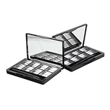 Photo Gallery vicasky 2 pezzi palette ombretti vuote scomparti con e pennello labbra organizer compatto in plastica e riutilizzabile per ombretti e per viaggi e ritocchi Photo Gallery vicasky 2 pezzi palette ombretti vuote scomparti con e pennello labbra organizer compatto in plastica e riutilizzabile per ombretti e per viaggi e ritocchi