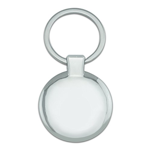 Graphics & More K.ROUND.03466 Graphics And More Triathlete Swim Bike Run Triathlon Classy Round Chrome Plated Metal Keychain thumb #2