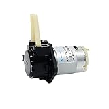 Kamoer black NKP small peristaltic pump 12V DC long service life liquid dosing pump for aquarium DIY lab analytical 2mm ID x 4mm OD with BPT tube