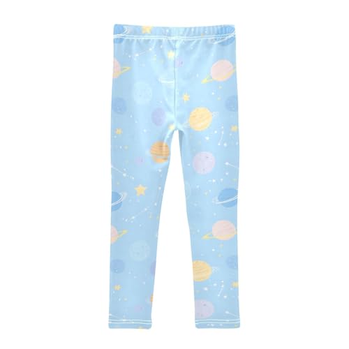 Planet Stars Girls Leggings Soft Stretch Workout Yoga Dance Pants for Kids Casual Tights2