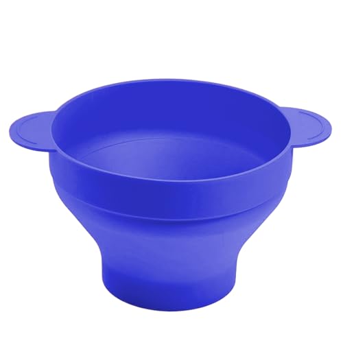 Popcorn Bowl Microondable, tazones de palomitas de maíz reutilizables | Palabra de silicona Popper Microondas | Contenedor de alimentos plegable de lavavajillas multifuncional para lavavajillas para e
