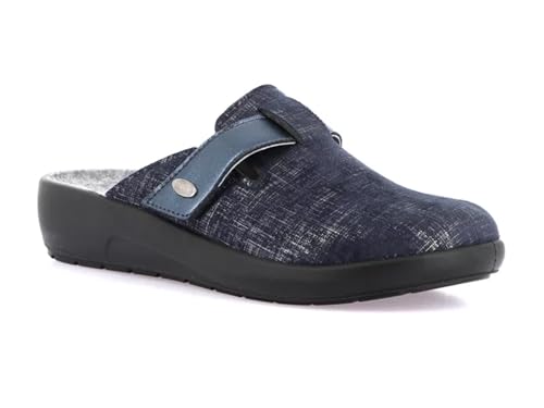 Chaussons femme GRUNLAND ROCA bleu solution pour pieds sensibles