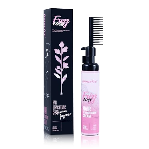 immetee Alisado Orgánico Vegano Profesional En Casa,Hidratación,Tratamiento Alisador de Pelo,Elimina El Encrespamiento,Suave y No Irritante,Utilizar Con Seguridad,Fácil de Aplicar(100ml)