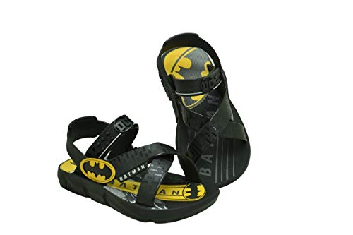 Chinelo Grendene Batman Batmovel Meninos S: Preto/G: Preto/Amarelo 26/27