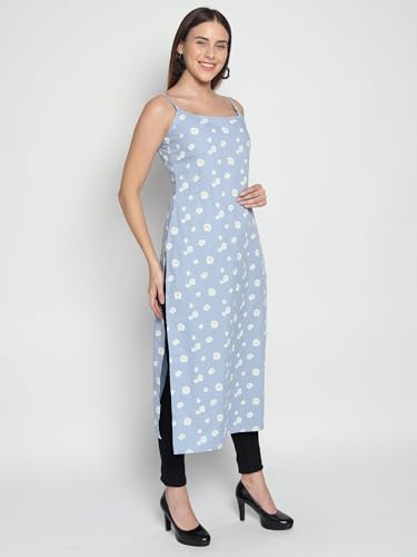 Image of PATLANI Women's Crepe Full Stitched Kurti.