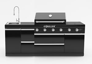 Goriller Fusion Tight Edelstahl Outdoorküche Schwarz