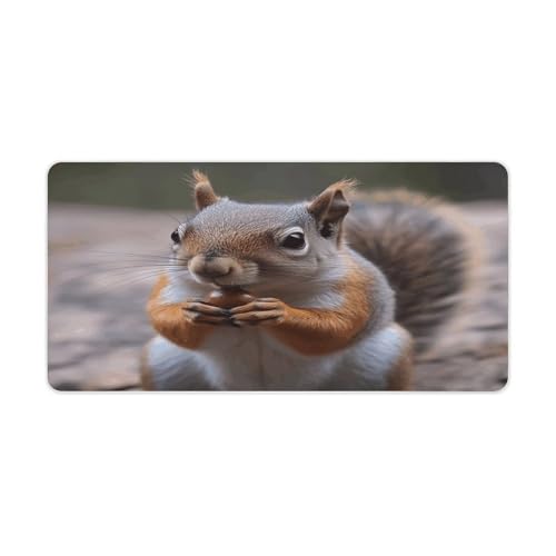 Cute Squirrel Pad para Mouse Grande 60x30 cm