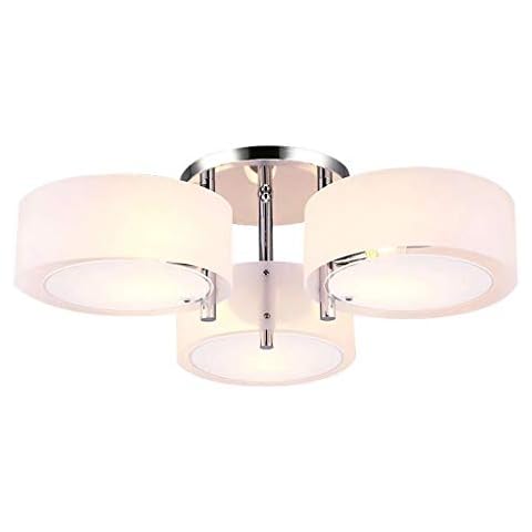 Ceiling lamp - HomeLava Acrylic Ceiling lamp 60W 3 Lights Ceiling light E27 Cover