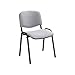 Produktbild NOWY STYL Stapelstuhl ISO Basic ohne Armlehnen, Verschiedene Gestellfarben (Hellgrau, Gestell: Schwarz)